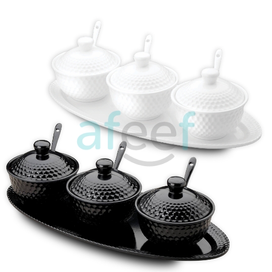 Picture of Dinewell Melamine Shahi Pickle Set of 10 Pcs 12 x 5.5 Inch (DWT1065)