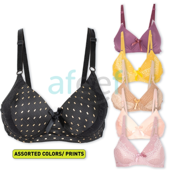 Picture of Bra Soft Padded Assorted Colors / Prints Size 34 (B034) 