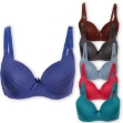 Picture of Colorful Soft Padded Wired Bra Assorted Colors (8867)