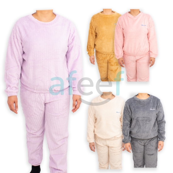 Picture of Casual Soft Fleece Pajama Dress Set of 2 pcs (LMP686) 