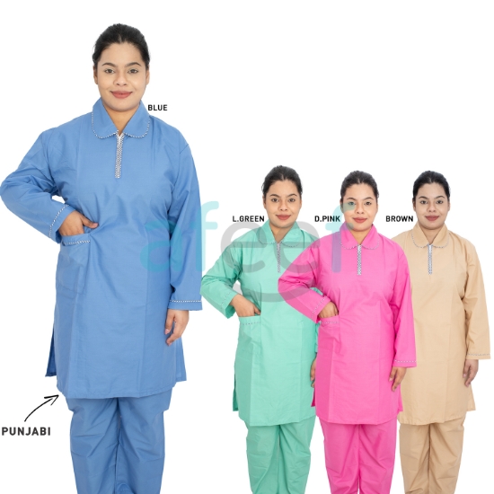 Picture of Domestic Worker Uniform Tetron Punjabi Jumbo (L-C-HL-38TJ) 