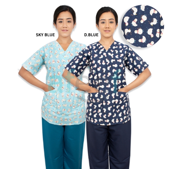 Picture of Duck Pattern Nanny Uniform Cotton  (S-V-HS-205C)  