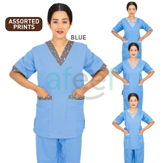Picture of Domestic Worker Uniform Krab  Assorted Prints (S-V-HS-72K)