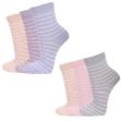 Picture of Ankle Socks Set Of 3 Pair Assorted Colors ( AS61) 