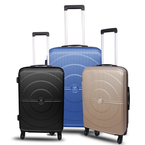 Picture of Stylish Fiber Luggage with 4 Wheels 24/28 Inches Set of 2 Pieces (S032)