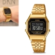 Picture of Casio Women's Gold Digital Stainless Steel Strap Watch  (LA680WGA-1BDF)