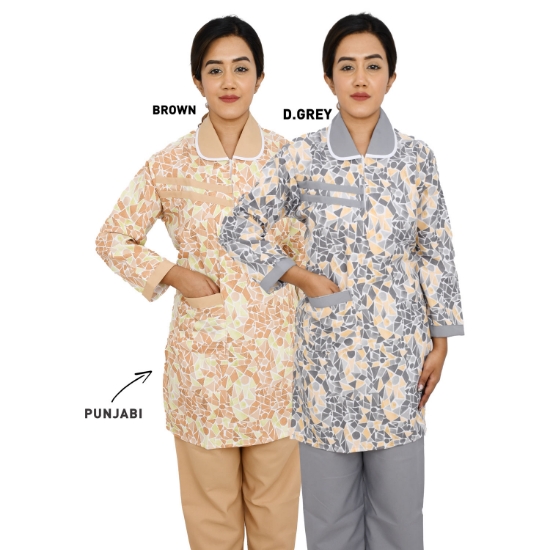 Picture of Domestic Worker Uniform Krab Punjabi  (L-C-HL-226K)  