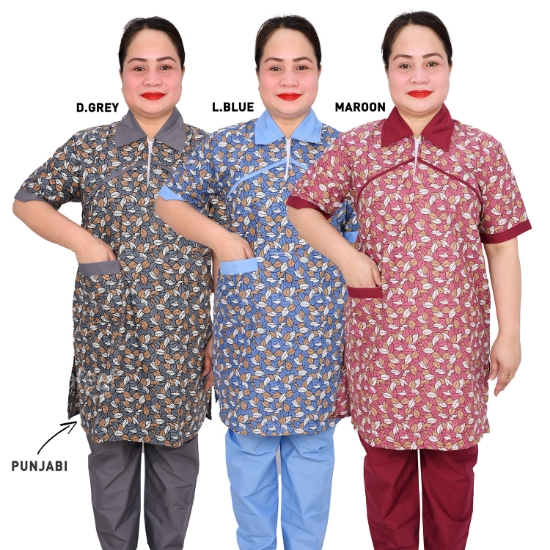 Picture of Domestic Worker Uniform Tetron Punjabi (S-C-HL-45T) 
