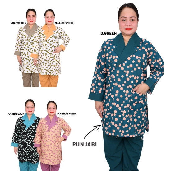 Picture of Domestic Worker Uniform Krab Punjabi (L-C-HL-254K)