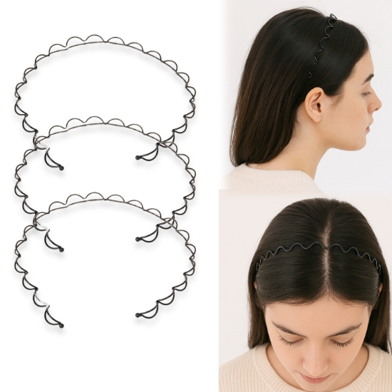 Picture of Metal Hair Band Set of 3 Pieces  (HA23)