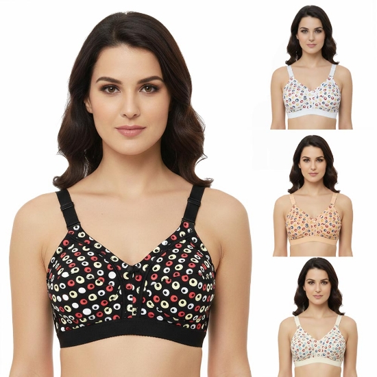 Picture of Raj Fashion Bra Padded Cotton Printed (609)